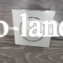 Выключатель одноклавишный белый  RIGHT HAUSEN  Laura   